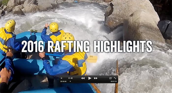 Sierra Mac Yosemite Rafting Highlights Video