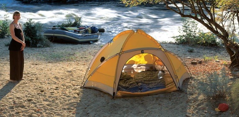 camping on the Merced River